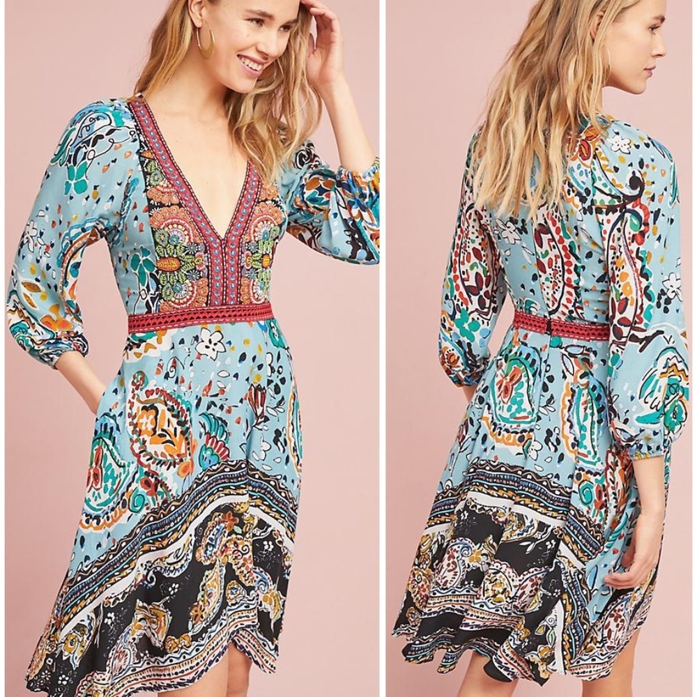 Anthropologie Akemi + Kin Karmina Beaded Dress 2